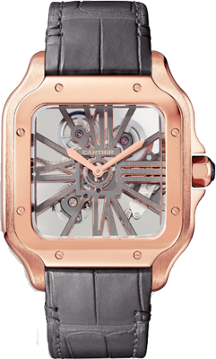 Cartier Santos de Cartier  Skeleton, large WHSA0018