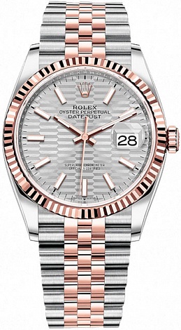 Rolex Datejust 36,39,41 mm 36 mm Steel and Everose Gold 126231-0033