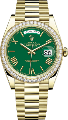 Rolex Day-Date 40 mm, yellow gold and diamonds 228348rbr-0040 Rolex Day-Date 40 mm, yellow gold and diamonds 228348rbr-0040