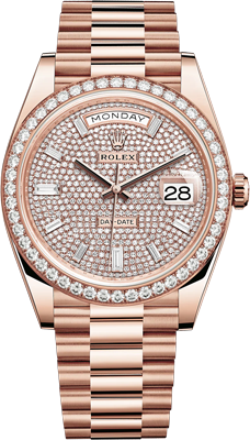 Rolex Day-Date 40 mm Everose gold 228345rbr-0002 Rolex Day-Date 40 mm Everose gold 228345rbr-0002