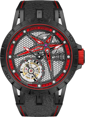 Roger Dubuis Excalibur Spider PIRELLI TITANE DLC NOIR 39 MM RDDBEX0817