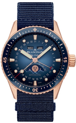 Blancpain Fifty Fathoms Bathyscaphe Quantième Complet 5054-3640-NAOA Blancpain Fifty Fathoms Bathyscaphe Quantième Complet 5054-3640-NAOA