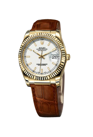 Rolex Архив Rolex 36mm Yellow Gold 116138 White Rome