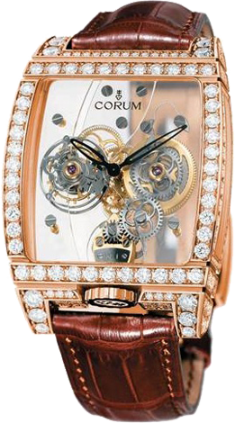 Corum Golden Bridge Golden Tourbillon Panoramique Grey Sapphire 382.851.85/0F02 0000