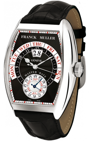 Franck Muller Cintree Curvex Master Date 8880 S6 GG DT White Gold Franck Muller Cintree Curvex Master Date 8880 S6 GG DT White Gold