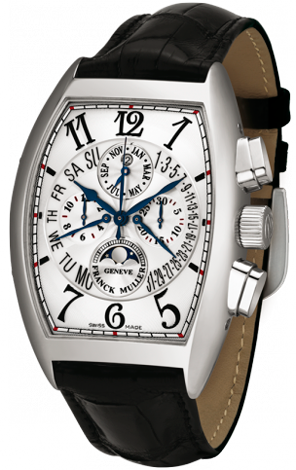 Franck Muller Cintree Curvex Perpetual Calendar Moon Phase Chronograph 8880 CC QP B WG Franck Muller Cintree Curvex Perpetual Calendar Moon Phase Chronograph 8880 CC QP B WG