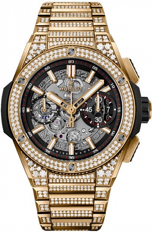 Hublot Big Bang Unico Integral Yellow Gold Pavé 451.VX.1130.VX.3704