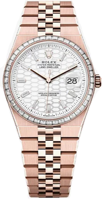 Rolex Land-Dweller 40mm Everose gold and diamonds 127385tbr-0003