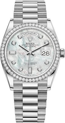 Rolex Day-Date 36 mm, white gold 128349rbr-0004