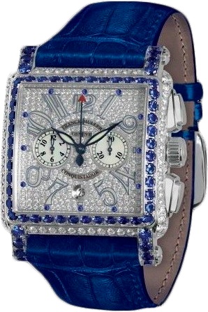 Franck Muller Архив Franck Muller Cortez Chronograph 10000 H CC D CD BLUE NIGHT