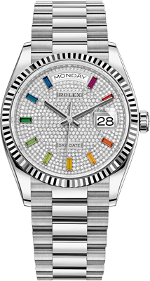 Rolex Day-Date 36 mm, white gold 128239-0019