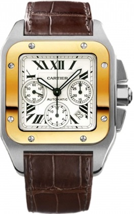 Cartier Архив Cartier Yellow Gold and Steel Chronograph W20091X7