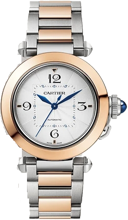 Cartier Pasha de Cartier 35 mm Rose Gold Steel W2PA0008