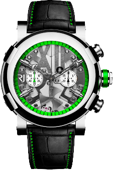 Romain Jerome Steampunk Chrono Colours Steampunk Chrono green RJ.T.CH.SP.005.07