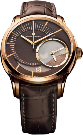 Maurice Lacroix Архив Maurice Lacroix Decentrique GMT Pink Gold PT6118-PG101-731 Maurice Lacroix Архив Maurice Lacroix Decentrique GMT Pink Gold PT6118-PG101-731