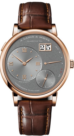 A. Lange & Sohne Lange 1 grey dial 137.033