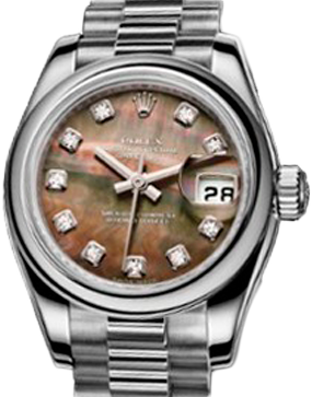 Rolex Архив Rolex Lady 26mm Platinum 179166 Black MOP D Rolex Архив Rolex Lady 26mm Platinum 179166 Black MOP D