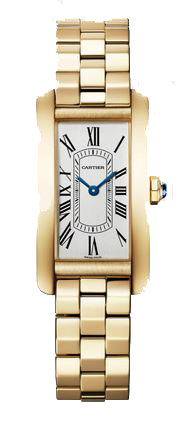 Cartier Tank small model, 18K yellow gold WGTA0406