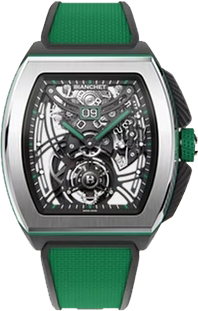 Bianchet GRANDE DATE B 1.618 Flying Tourbillon Hybrid Green HBGFTGD4 Bianchet GRANDE DATE B 1.618 Flying Tourbillon Hybrid Green HBGFTGD4