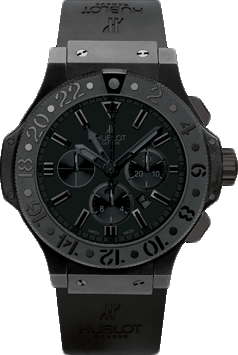 Hublot Архив Hublot GMT All Black 332.CI.1110.RX Hublot Архив Hublot GMT All Black 332.CI.1110.RX