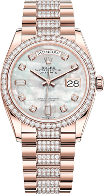 Rolex Day-Date 36 mm, Everose gold 128345rbr-0030