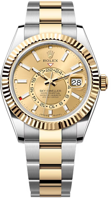 Rolex Sky-Dweller 42 mm, Oystersteel Yellow Gold 336933-0001