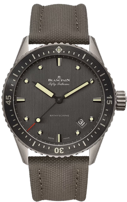Blancpain Fifty Fathoms 43 mm Titanium 5000 1210 G52A Blancpain Fifty Fathoms 43 mm Titanium 5000 1210 G52A