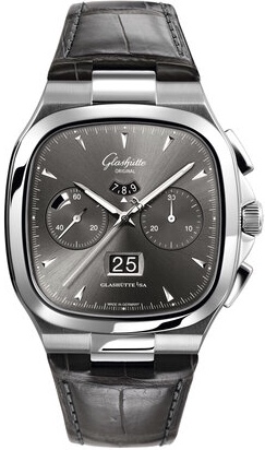 Glashutte Original 20th Century Vintage Seventies Chronograph Panorama Date 1-37-02-01-02-30