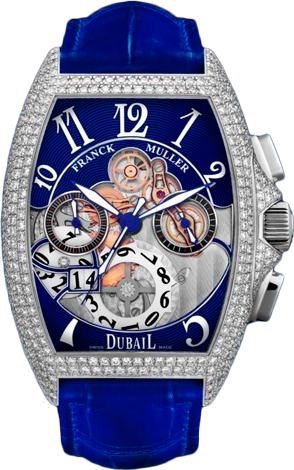 Franck Muller Dubail Dubail 8083 CC GD SQT D7 Blue Franck Muller Dubail Dubail 8083 CC GD SQT D7 Blue