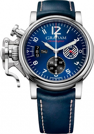 Graham Chronofighter Vintage BLUE 2CVAS.U21A