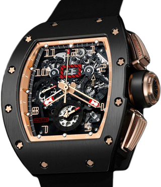 Richard Mille Limited Editions RM 011 Felipe Massa «Black Kite» RM 011 Felipe Massa Flyback Chronograph Richard Mille Limited Editions RM 011 Felipe Massa «Black Kite» RM 011 Felipe Massa Flyback Chronograph