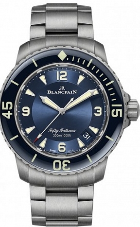 Blancpain Fifty Fathoms Titanium 45 mm 5015-12B40-98 Blancpain Fifty Fathoms Titanium 45 mm 5015-12B40-98