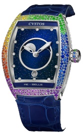 Cvstos Re-Belle Moon Steel Rainbow Blue Aventurine D00109.3603002