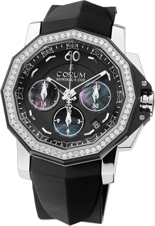 Corum Admiral`s Cup Challenger 40 Chrono Diamonds 984.970.47/F371 PN34
