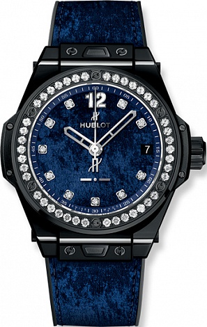 Hublot Big Bang One Click 39 MM Italia Independent Dark Blue Velvet 465.CS.277J.NR.1204.ITI17