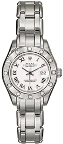 Rolex Datejust Special Edition Lady Pearlmaster 29 mm White Gold 80319