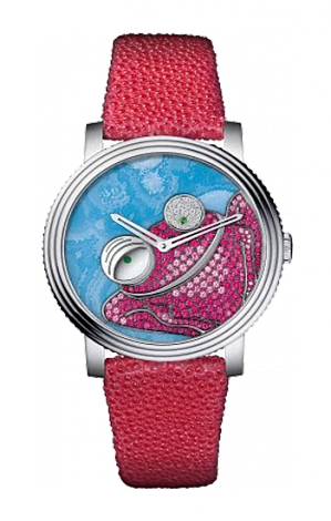 Boucheron Crazy Jungle Frog in White Gold 42mm WA010205