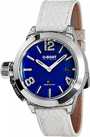 U-BOAT Classico 40 BLUE DIAL/DIAMOND 7077