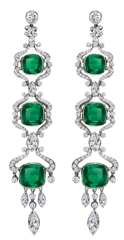 Jacob & Co. Jewelry High Jewelry Emerald Drop Earrings 91224398 Jacob & Co. Jewelry High Jewelry Emerald Drop Earrings 91224398