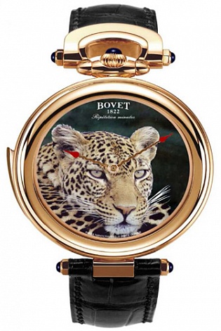 Bovet Miniature Painting Animals Bovet Leopard