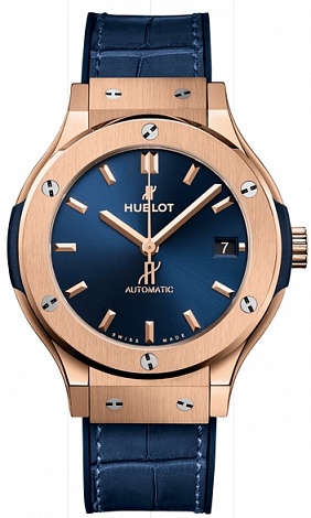 Hublot Classic Fusion Blue King Gold 38mm 565.OX.7180.LR