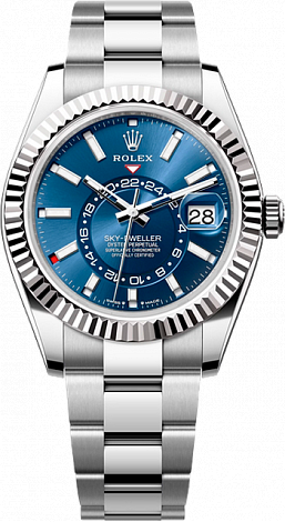 Rolex Sky-Dweller 42 mm Steel and White Gold 326934-0003 Rolex Sky-Dweller 42 mm Steel and White Gold 326934-0003
