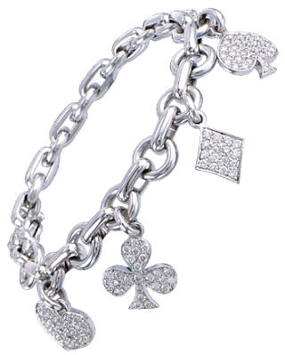 Jacob & Co. Jewelry Fine Jewelry Players Club Charm Bracelet 90711449