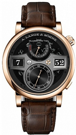 A. Lange & Sohne Lange Zeitwerk HONEYGOLD “Lumen” 142-055