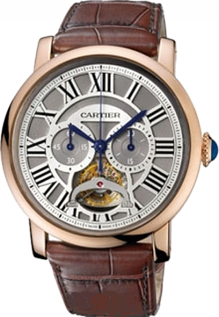 Cartier Rotonde de Cartier Tourbillon Single Push-Piece Chronograph W1580032