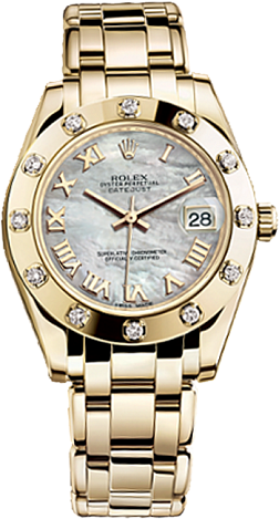 Rolex Datejust Special Edition Special Edition 34 mm Yellow Gold 81318-0005