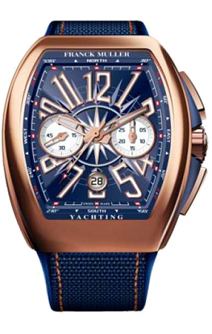 Franck Muller Vanguard Yachting Chronograph V 45 CCDT 5N BL