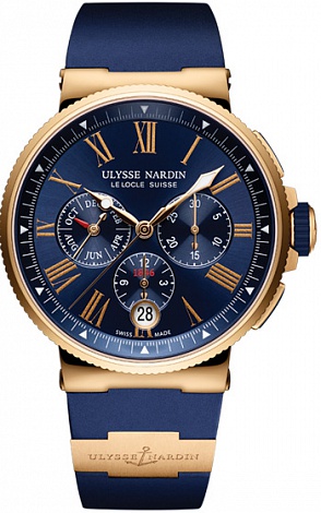 Ulysse Nardin Marine Chronograph Annual Calendar 1532-150-3/43 Ulysse Nardin Marine Chronograph Annual Calendar 1532-150-3/43