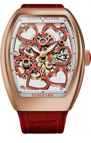 Franck Muller Heart Vanguard Skeleton V38 S6 SQT HEART