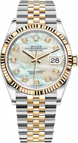 Rolex Datejust 36,39,41 mm 36mm Yellow Gold 126233-0023